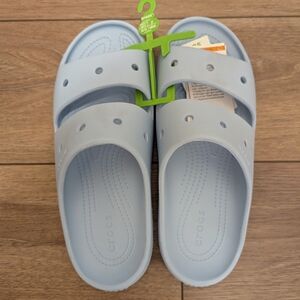 CROCS  Sky Blue Slide Sandals